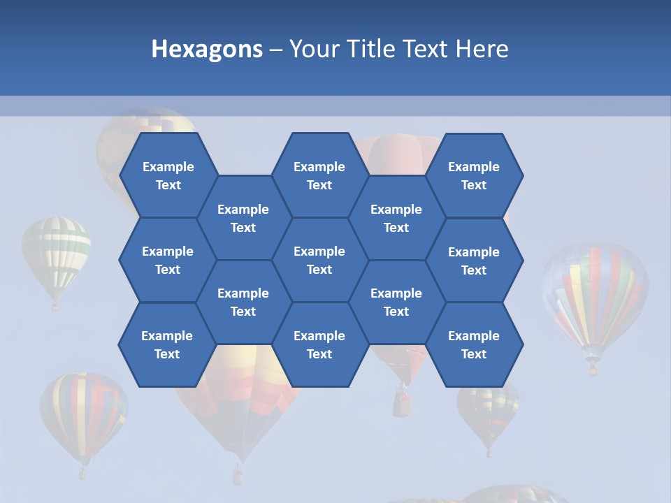 Ascend Hot Air Balloons Heat PowerPoint Template