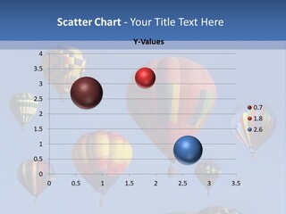 Ascend Hot Air Balloons Heat PowerPoint Template