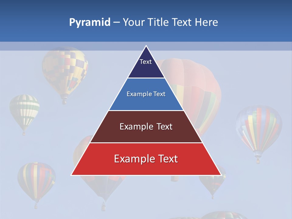 Ascend Hot Air Balloons Heat PowerPoint Template