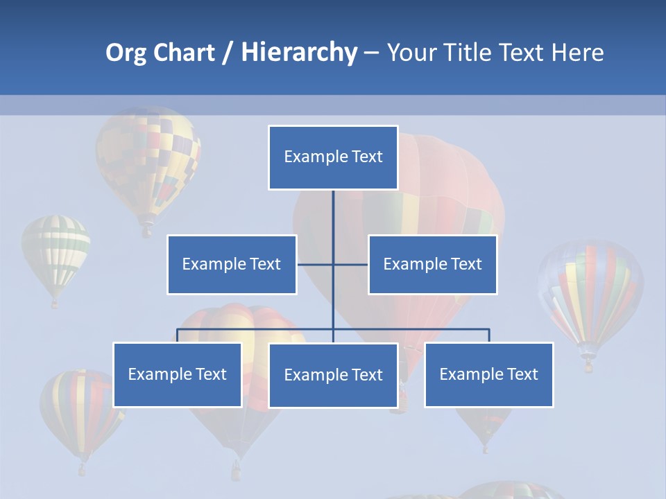 Ascend Hot Air Balloons Heat PowerPoint Template