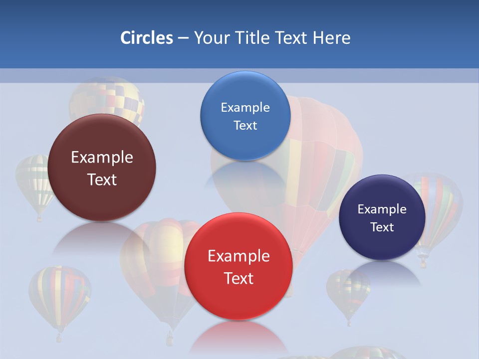 Ascend Hot Air Balloons Heat PowerPoint Template