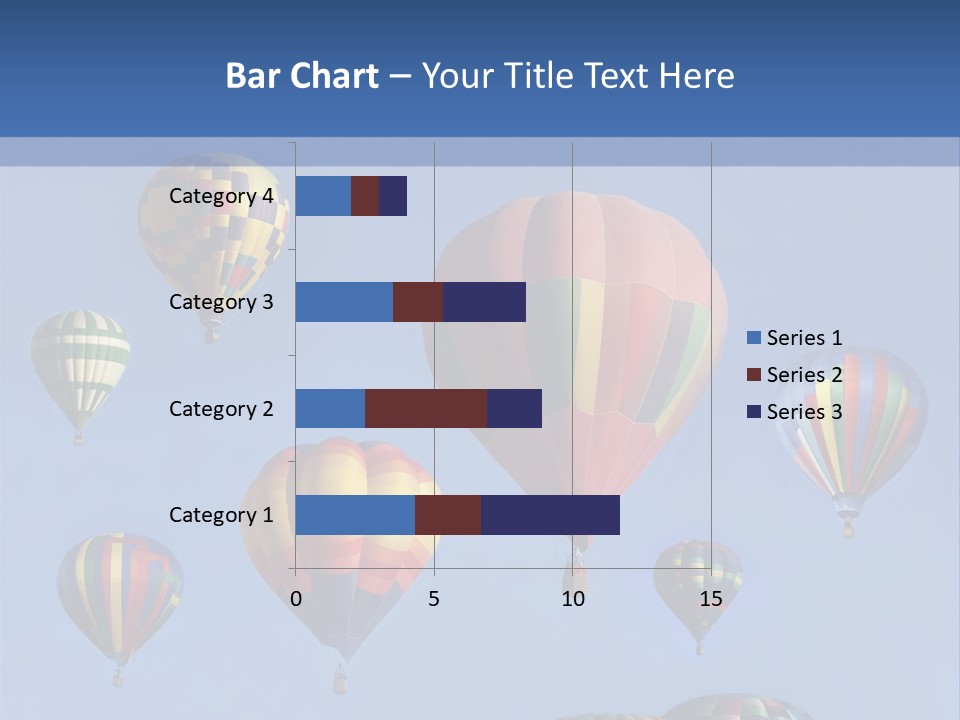Ascend Hot Air Balloons Heat PowerPoint Template
