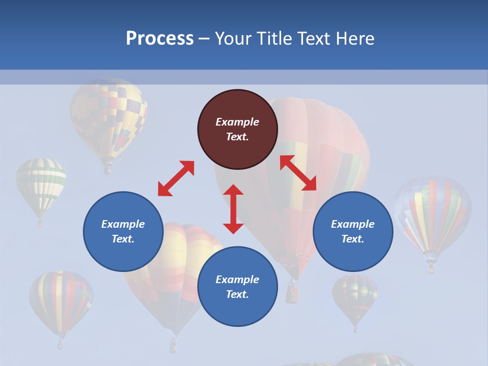 Ascend Hot Air Balloons Heat PowerPoint Template