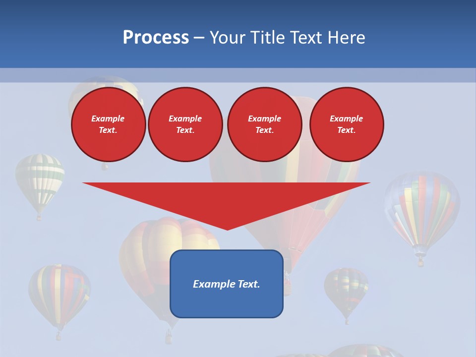 Ascend Hot Air Balloons Heat PowerPoint Template
