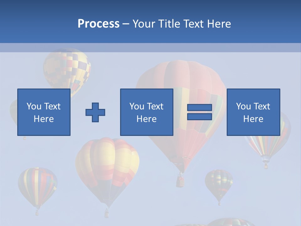 Ascend Hot Air Balloons Heat PowerPoint Template