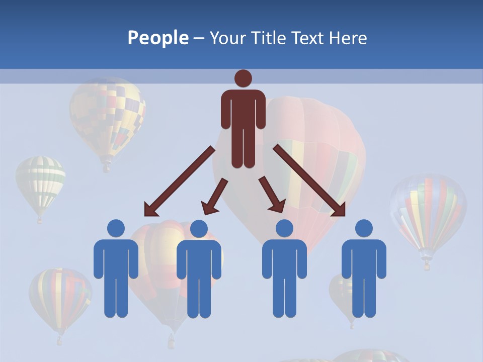 Ascend Hot Air Balloons Heat PowerPoint Template