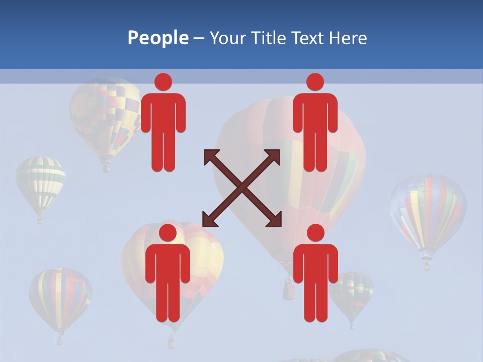 Ascend Hot Air Balloons Heat PowerPoint Template