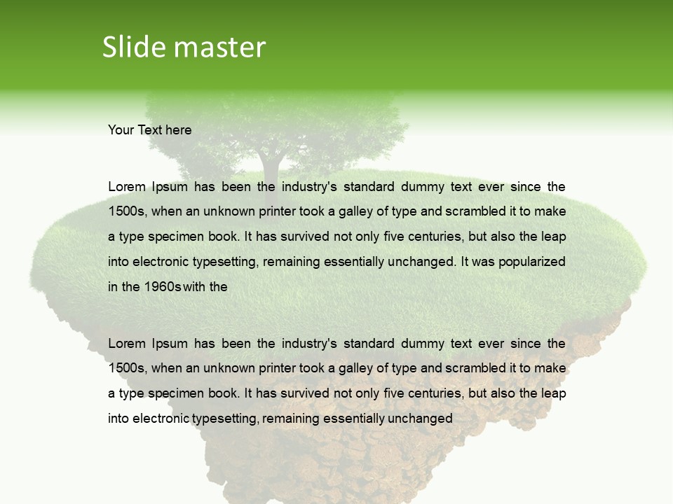 Suspense Handful Brown PowerPoint Template