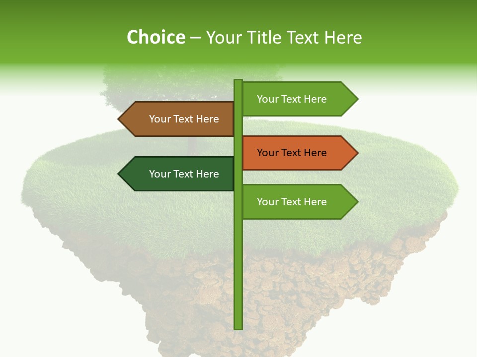 Suspense Handful Brown PowerPoint Template