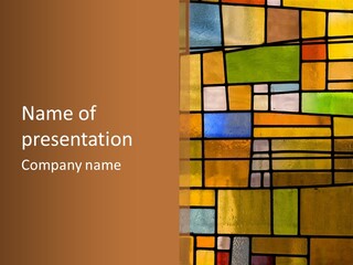 Stained Glass Patterns PowerPoint Template