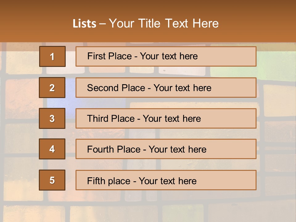 Stained Glass Patterns PowerPoint Template