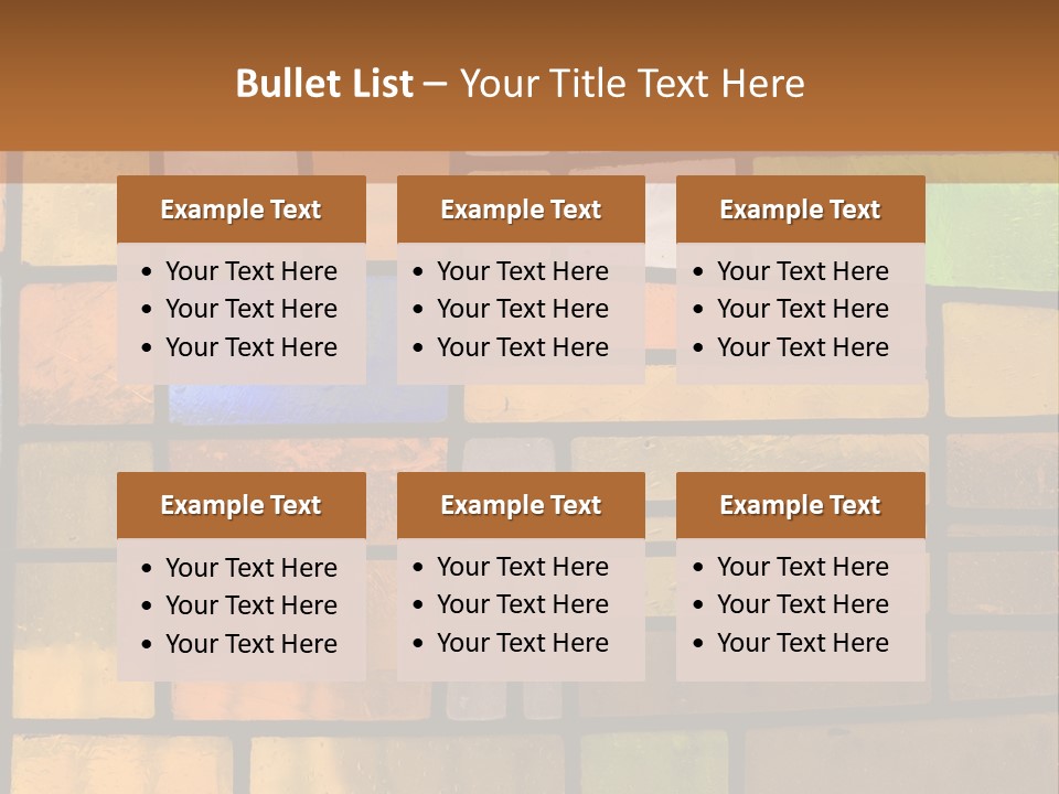 Stained Glass Patterns PowerPoint Template