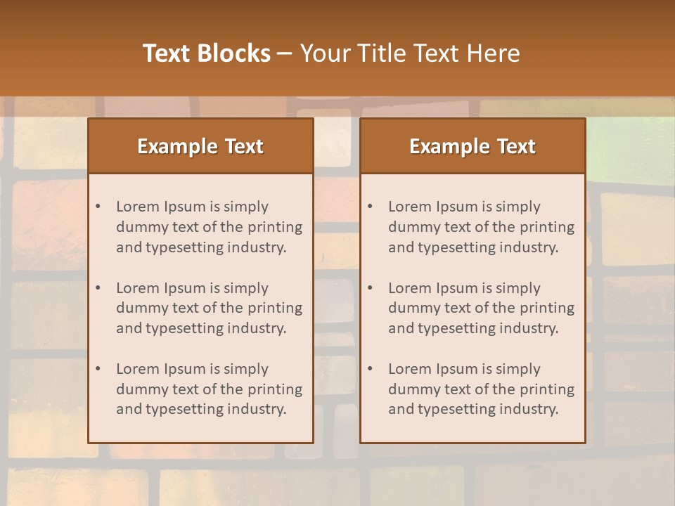 Stained Glass Patterns PowerPoint Template