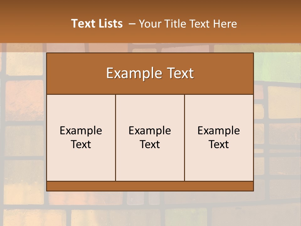 Stained Glass Patterns PowerPoint Template