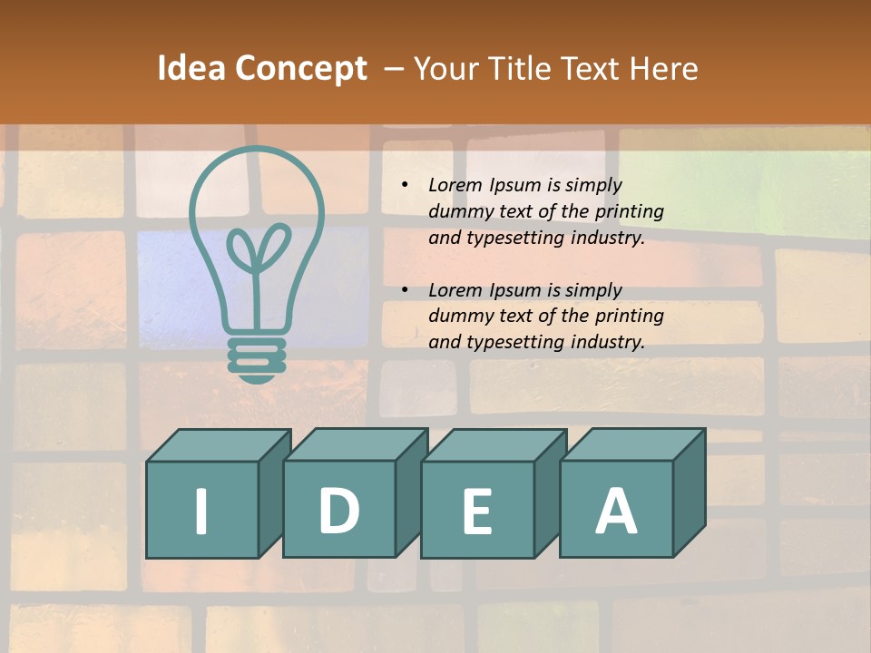Stained Glass Patterns PowerPoint Template