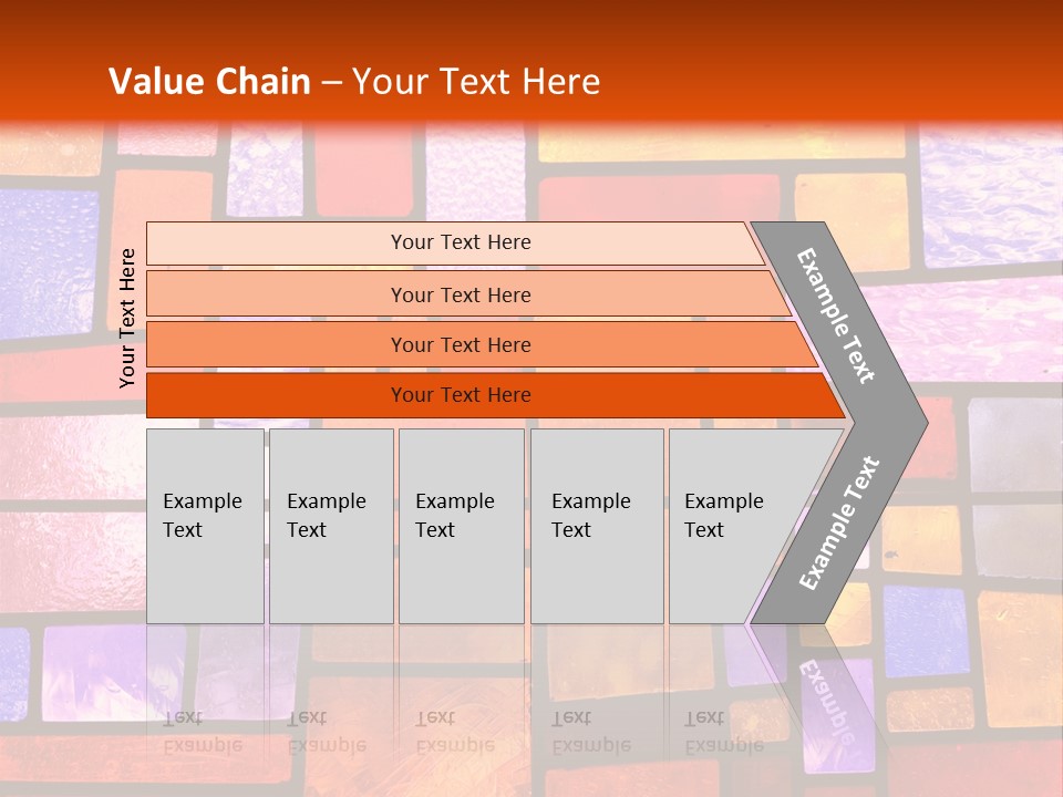 Square Stained Glass PowerPoint Template