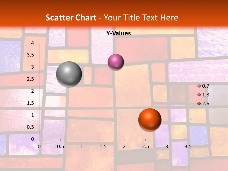 Square Stained Glass PowerPoint Template