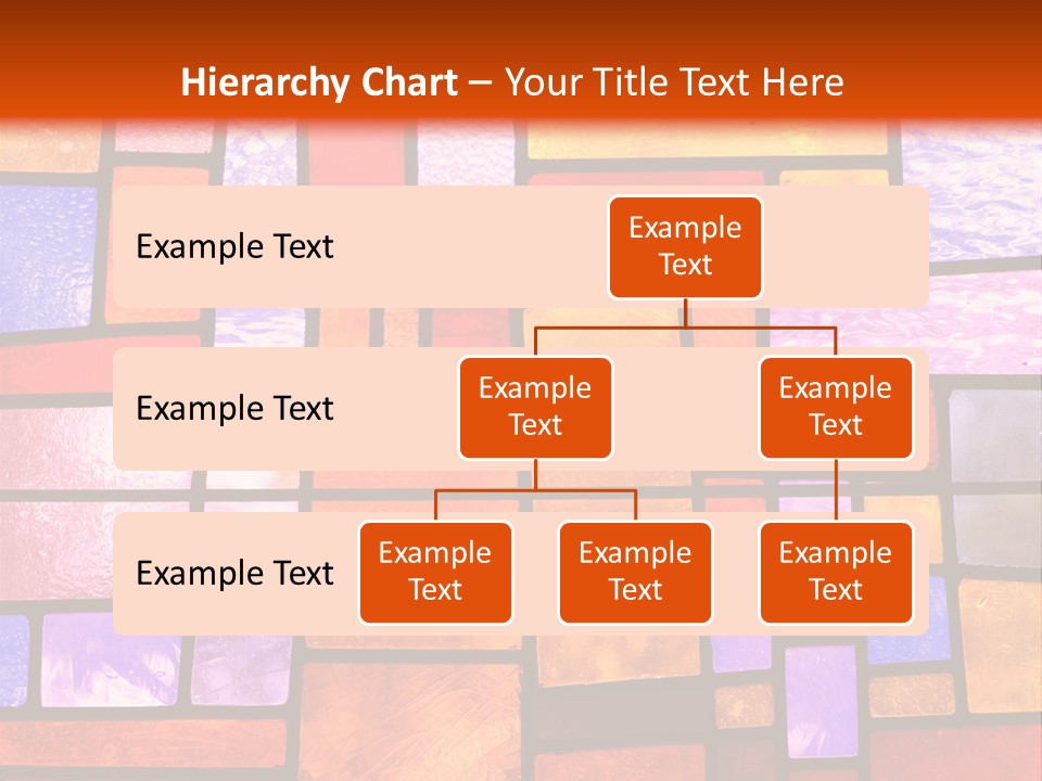 Square Stained Glass PowerPoint Template