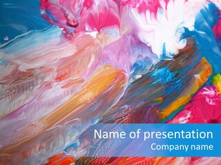 Painted Background PowerPoint Template