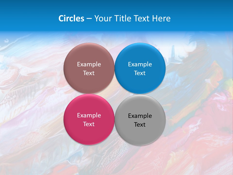 Painted Background PowerPoint Template