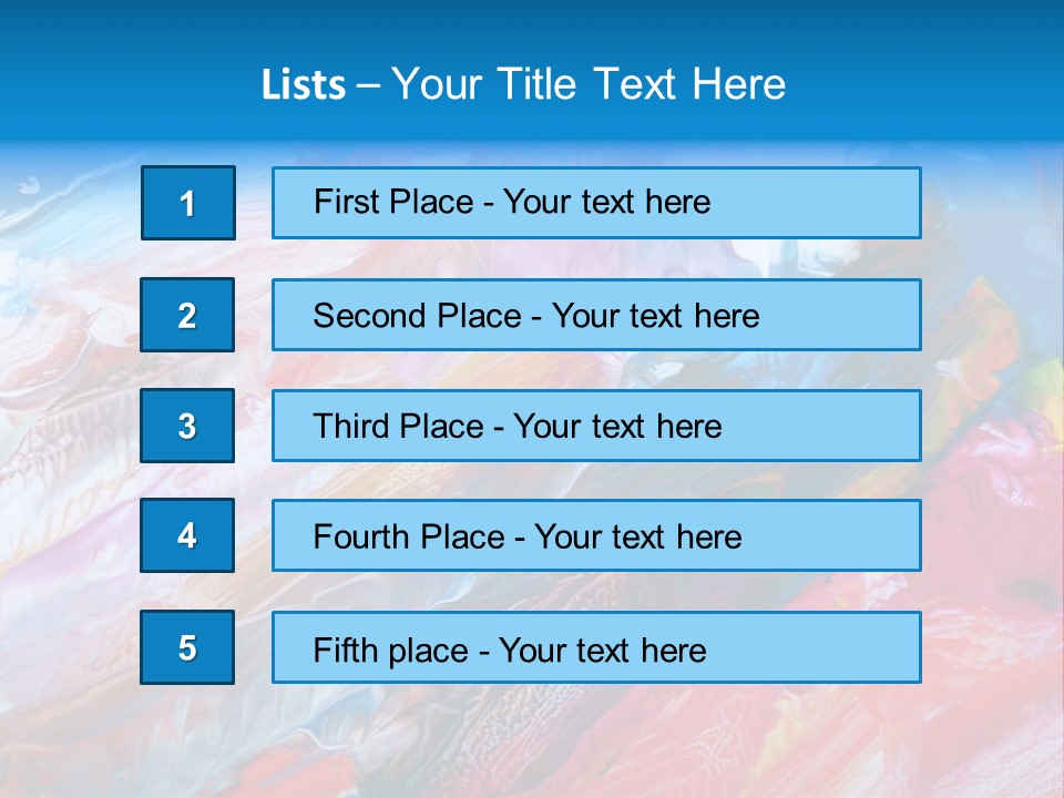 Painted Background PowerPoint Template