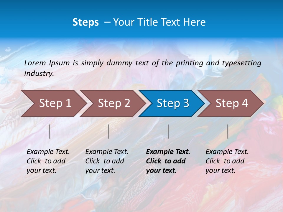 Painted Background PowerPoint Template