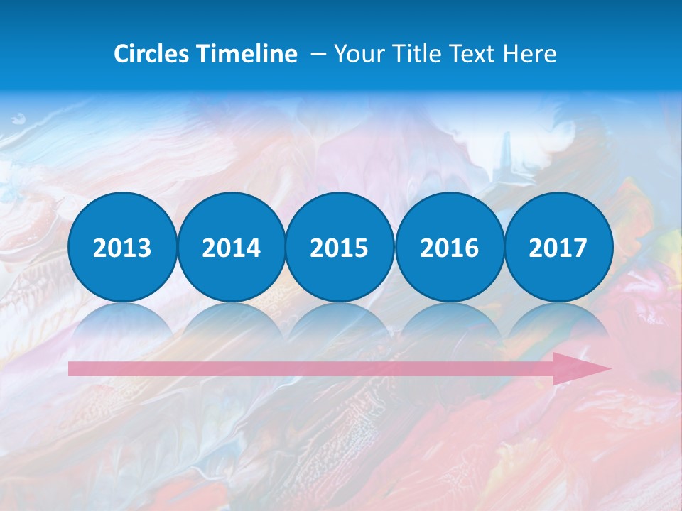 Painted Background PowerPoint Template