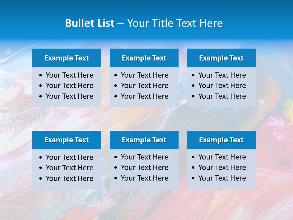 Painted Background PowerPoint Template