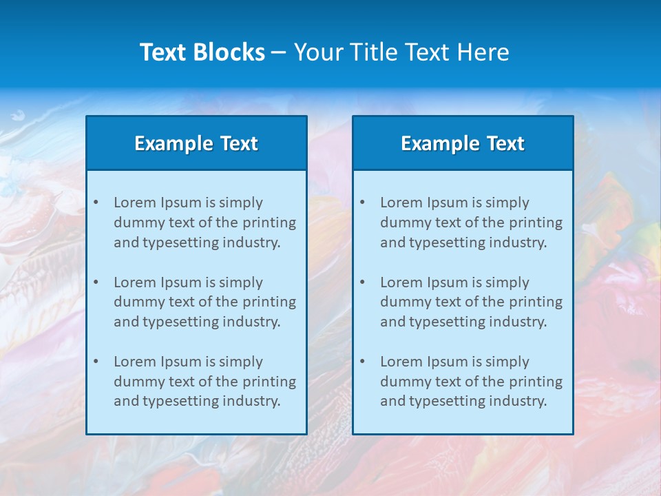 Painted Background PowerPoint Template