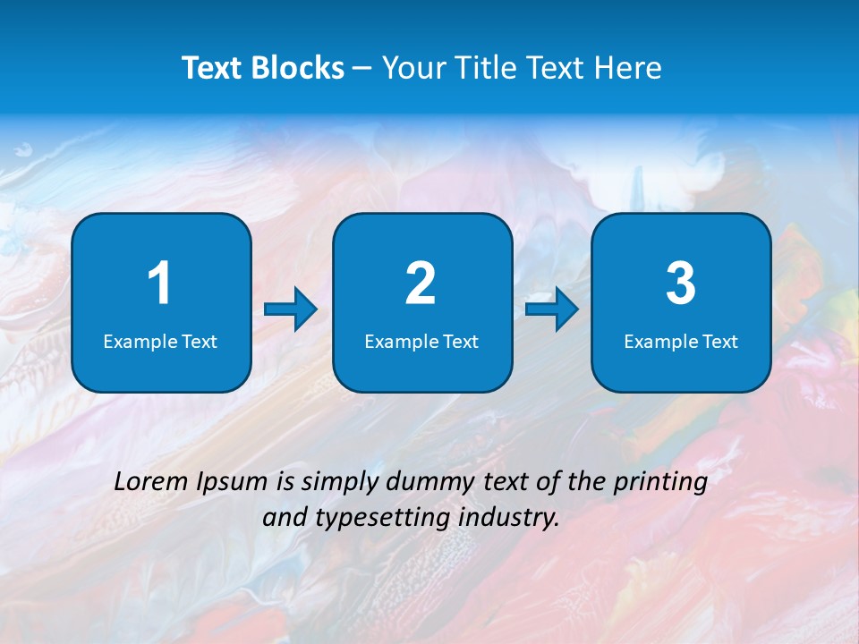 Painted Background PowerPoint Template