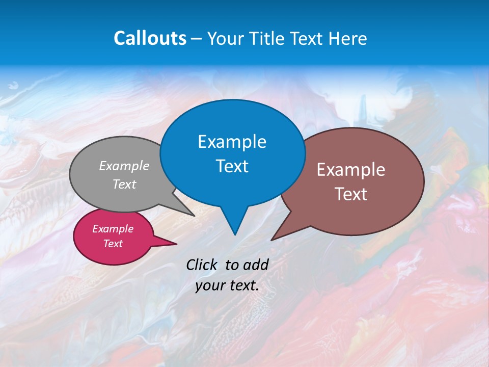 Painted Background PowerPoint Template