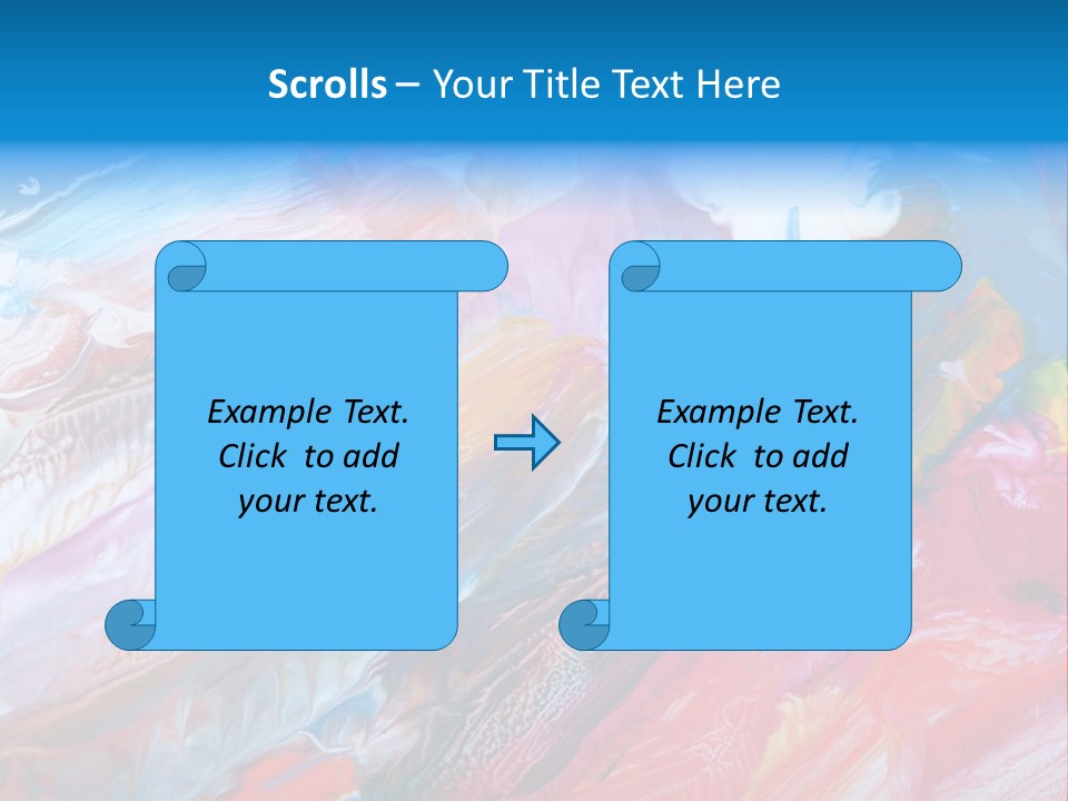 Painted Background PowerPoint Template