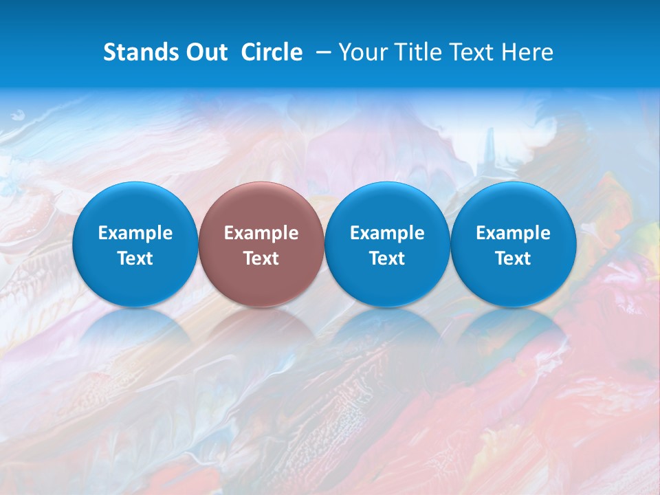 Painted Background PowerPoint Template
