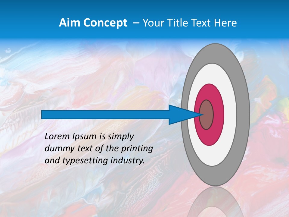 Painted Background PowerPoint Template