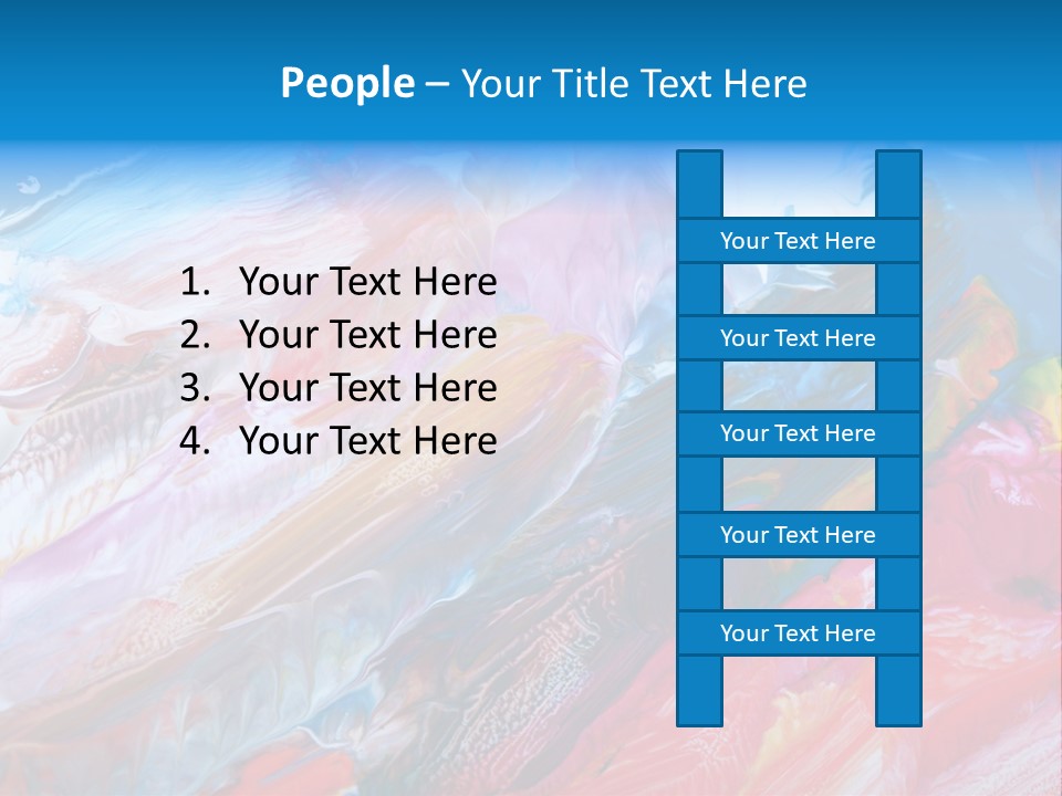 Painted Background PowerPoint Template
