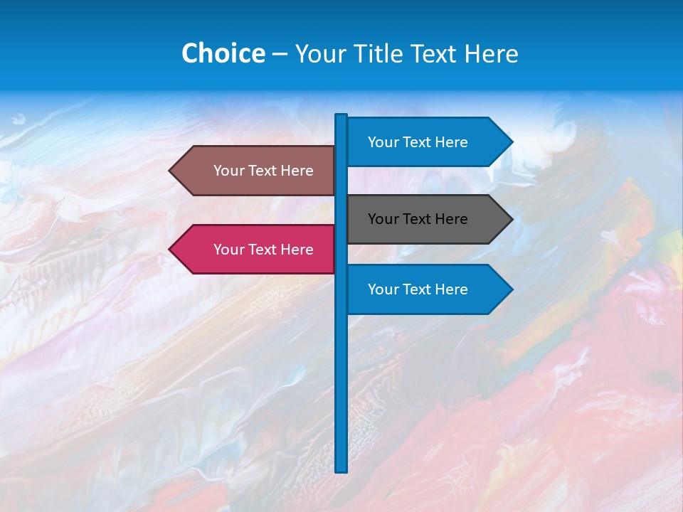 Painted Background PowerPoint Template