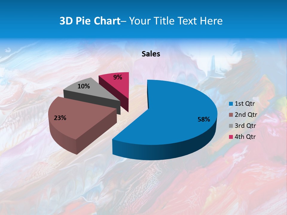 Painted Background PowerPoint Template