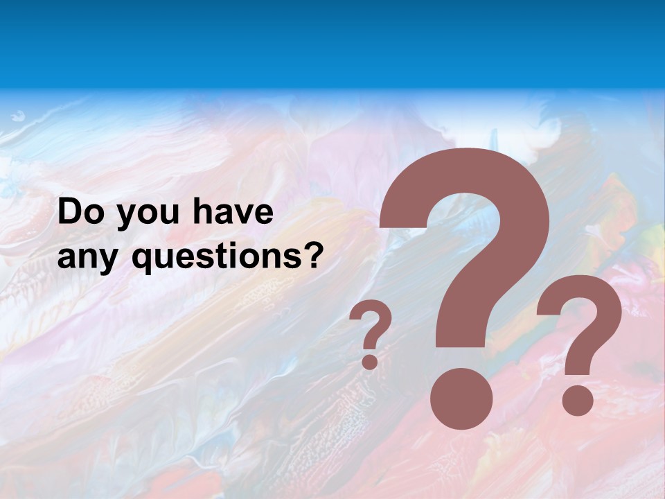 Painted Background PowerPoint Template