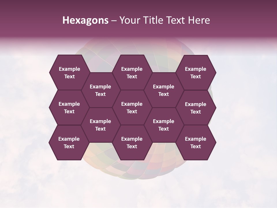 Sky Air Vehicle Colorful PowerPoint Template