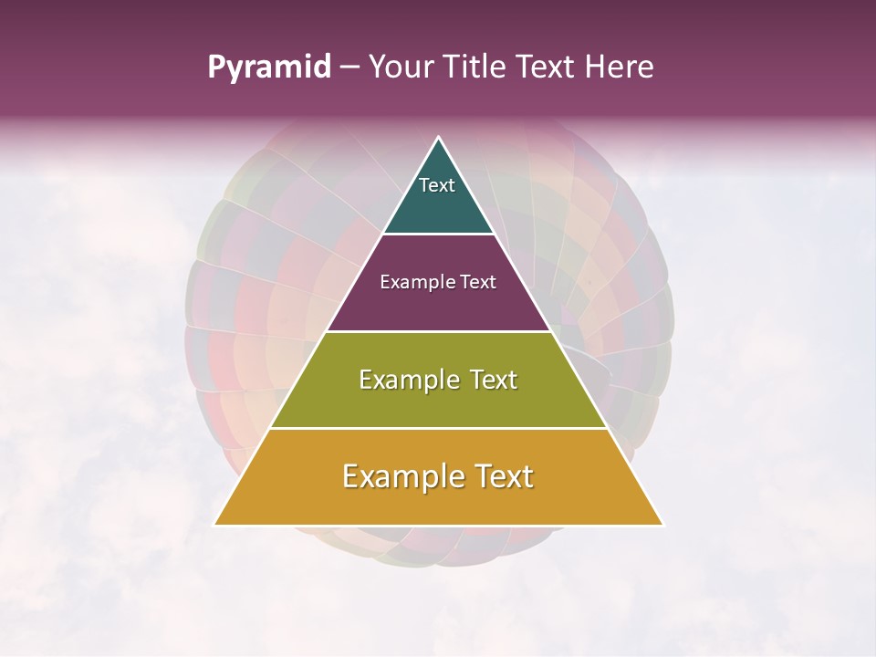 Sky Air Vehicle Colorful PowerPoint Template