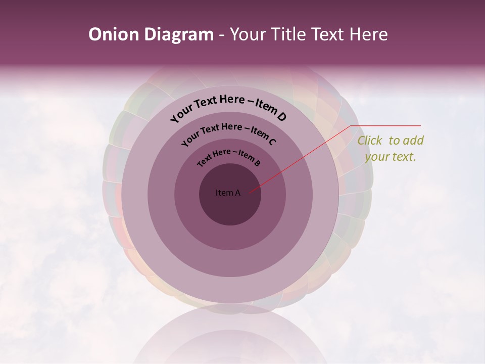 Sky Air Vehicle Colorful PowerPoint Template