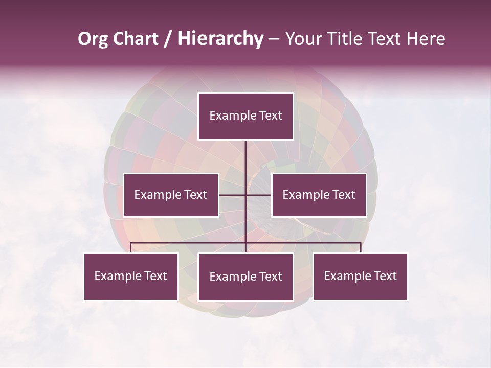 Sky Air Vehicle Colorful PowerPoint Template