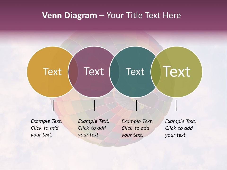 Sky Air Vehicle Colorful PowerPoint Template