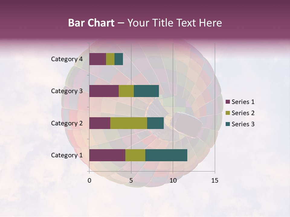 Sky Air Vehicle Colorful PowerPoint Template