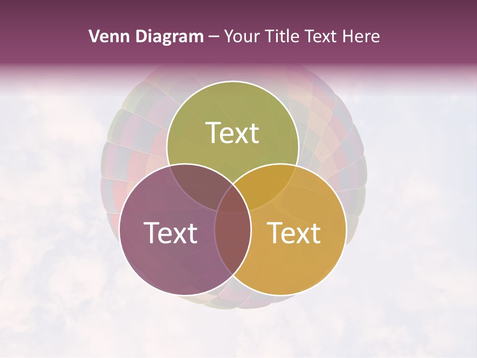 Sky Air Vehicle Colorful PowerPoint Template