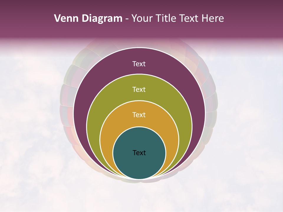 Sky Air Vehicle Colorful PowerPoint Template