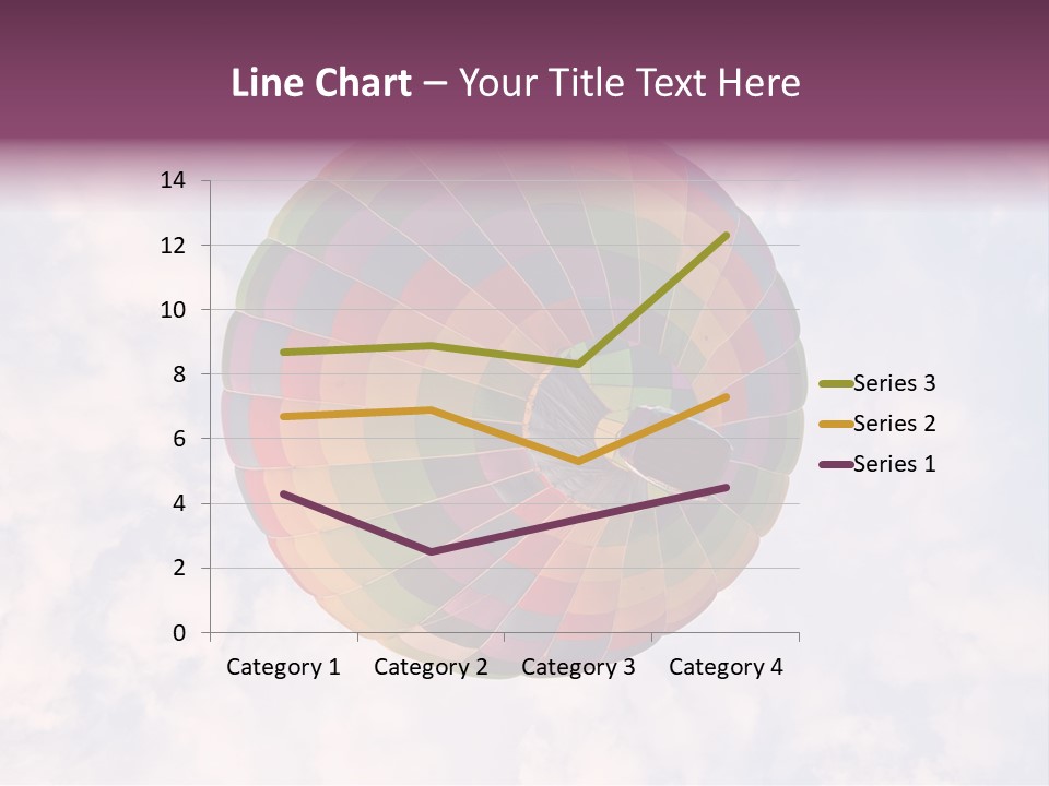 Sky Air Vehicle Colorful PowerPoint Template