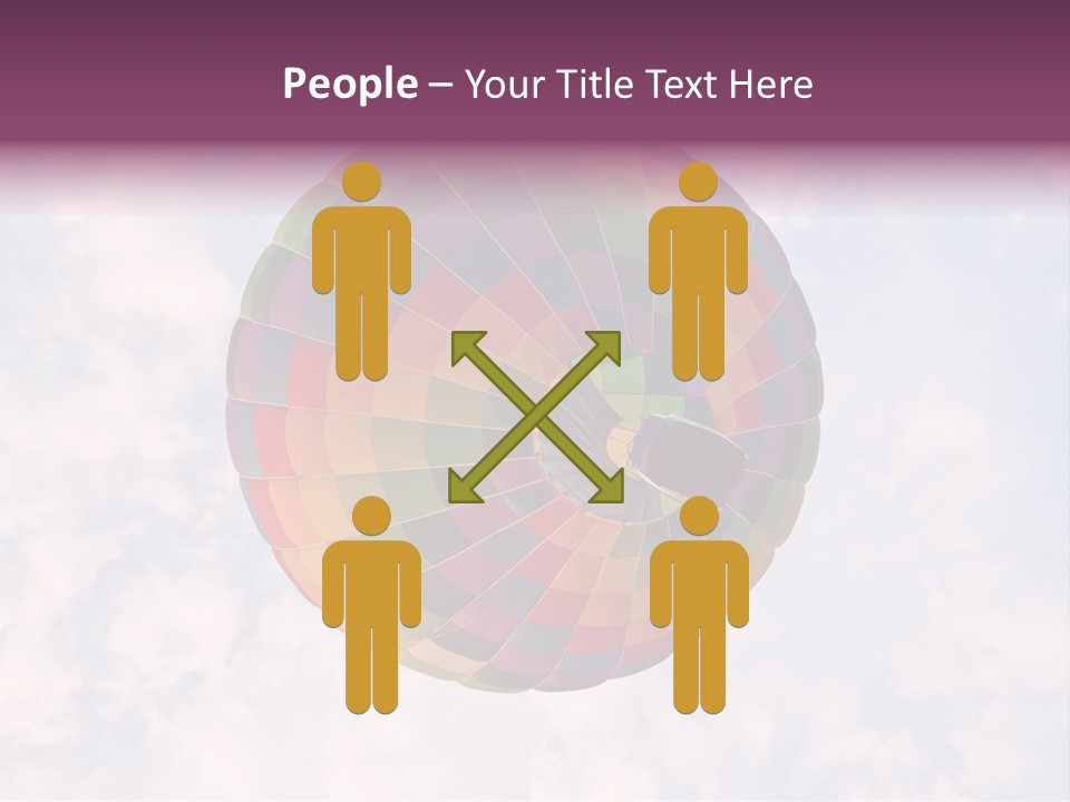 Sky Air Vehicle Colorful PowerPoint Template