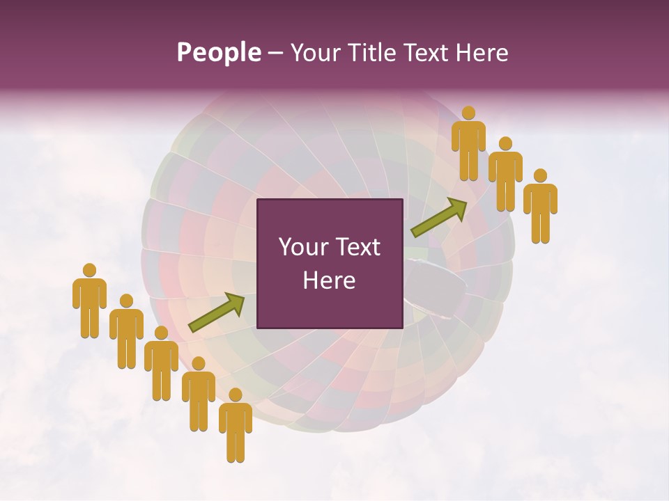 Sky Air Vehicle Colorful PowerPoint Template