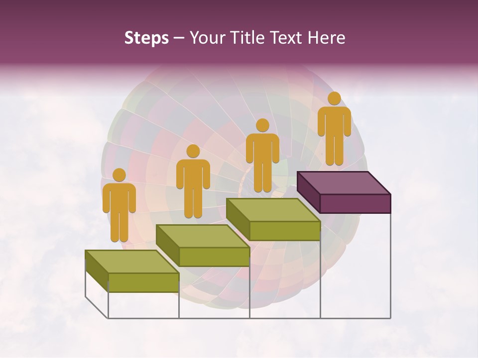 Sky Air Vehicle Colorful PowerPoint Template